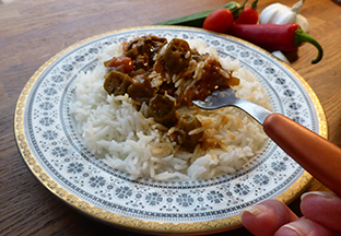 Terra Rossa - Bamia - Okra Sauce with Rice