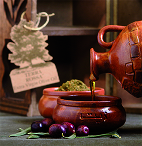 Terra Rossa - EVOO with Brown Pots and Jug