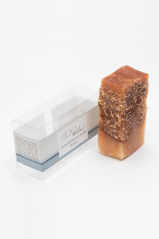 Terra Rossa 400Below-Dead Sea Mineral Scrub Soap with Peach