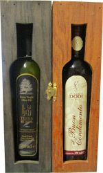 Terra Rossa - Sinolea and Balsamic Vinegar in Wooden Gift Box