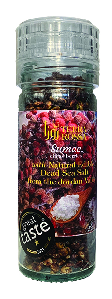 Terra Rossa Sumac with Dead Sea Salt Grinder