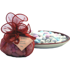 Terra Rossa Sugar Coated Almonds 200g in Organza Bag